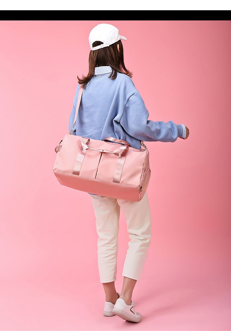 Travel dry wet separation exercise yoga fitness bag large capacity short distance travel training_voghion.com