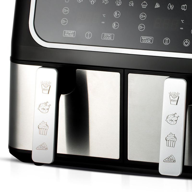 RAF Zichtbare Airfryer Oven, 4L Multifunctioneel Huishoudelijk Apparaat voor Gezond Frituren, Bakken en Grillen, Volautomatisch met Timer, EU-norm_voghion.com