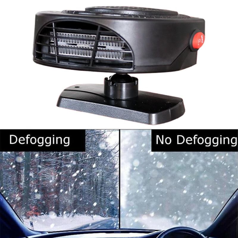 12V Fan 500W Heater Electric Coog Deing Demister Anti-Fog Windshield Auto Defroster Heating Car Heate K6G0_voghion.com