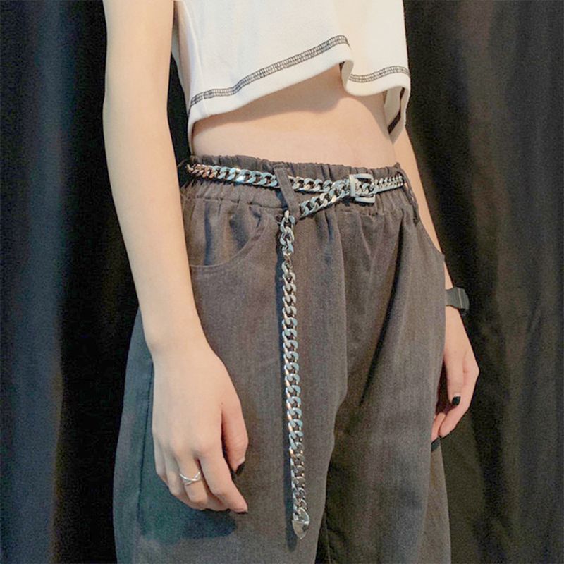 HOT 1 PC Women's Waist Chain Dress Belts Metal Belt Adjustable_voghion.com