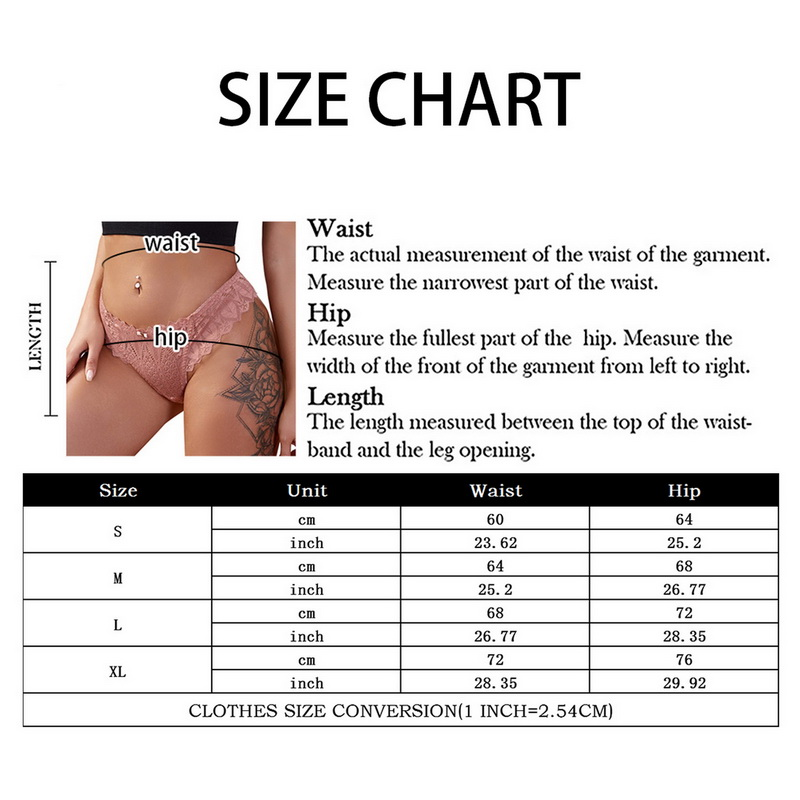 Sexy Spitzenhöschen, Kreuzverband, Damenhöschen, hohl, durchsichtige Unterwäsche, verführerischer Tanga, niedrige Taille, G-String-Höschen_voghion.com