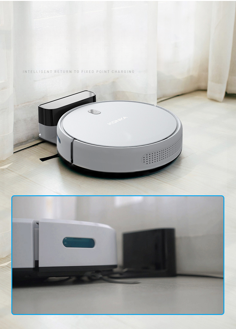 Konka Robot Vacuum Cleaner For Home, Intelligent Automatic Charging, Sweeping, Mopping, And Vacuuming 3-in-1 Cleaning_voghion.com
