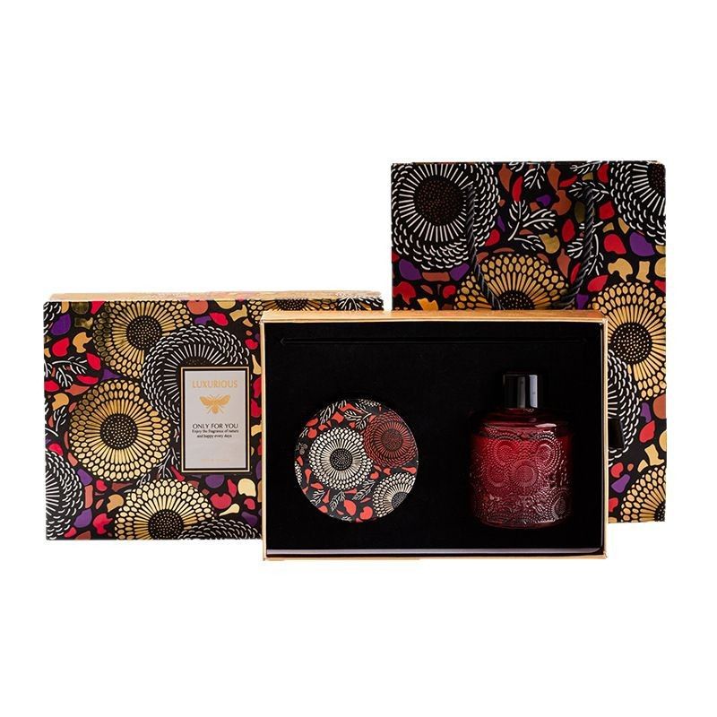 Candela profumata senza fiamma con atmosfera di alta qualità, confezione regalo per aromaterapia con tazza con cielo stellato in rilievo RYYD BYME_voghion.com