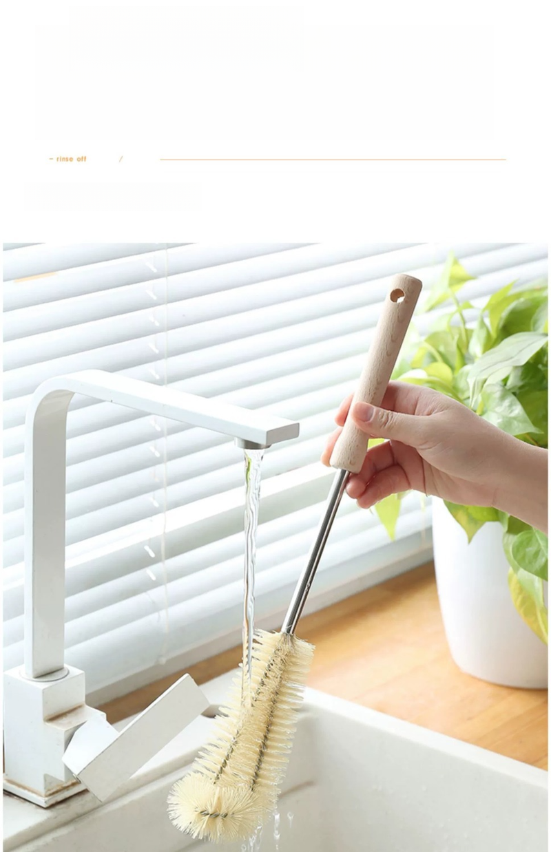 Bottle Cup Brush Magic Tool For Soy Milk Blender No Dead Angle Household Kitchen Long Handle Cleaning_voghion.com