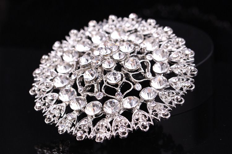 Online Brooch Jewelry Diamond Corsage Bridal Bouquet Buckle Corsage Wedding_voghion.com