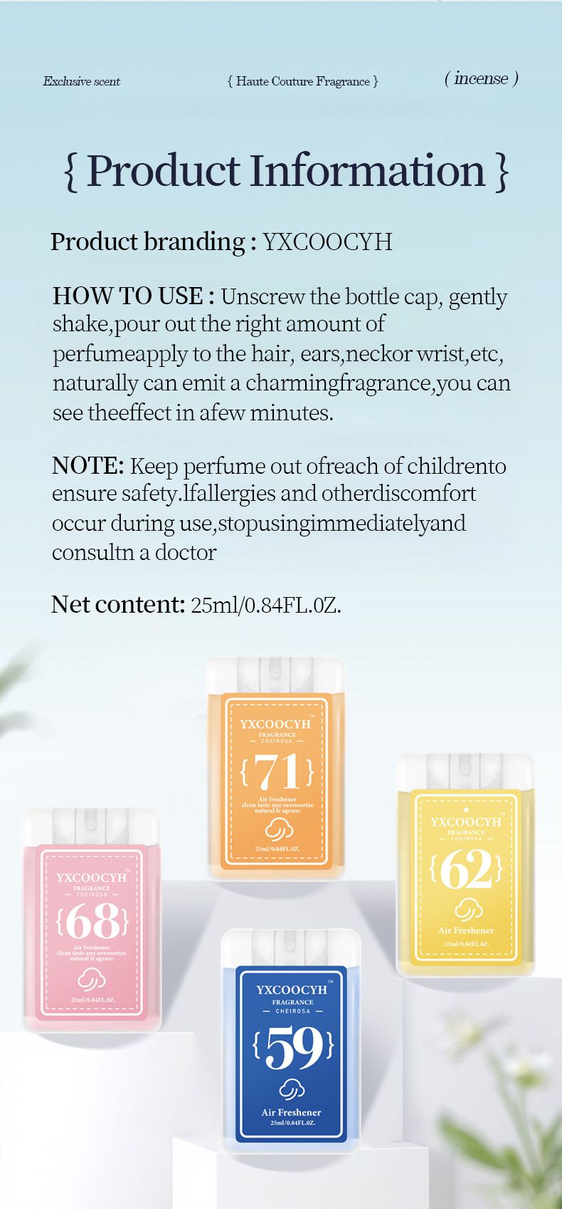 Kadın Parfümü Hit Solde Brazil Rio Yaz Parfümü 62 68 59 71 Cep Parfümü 25ml Alkol İçermez_voghion.com