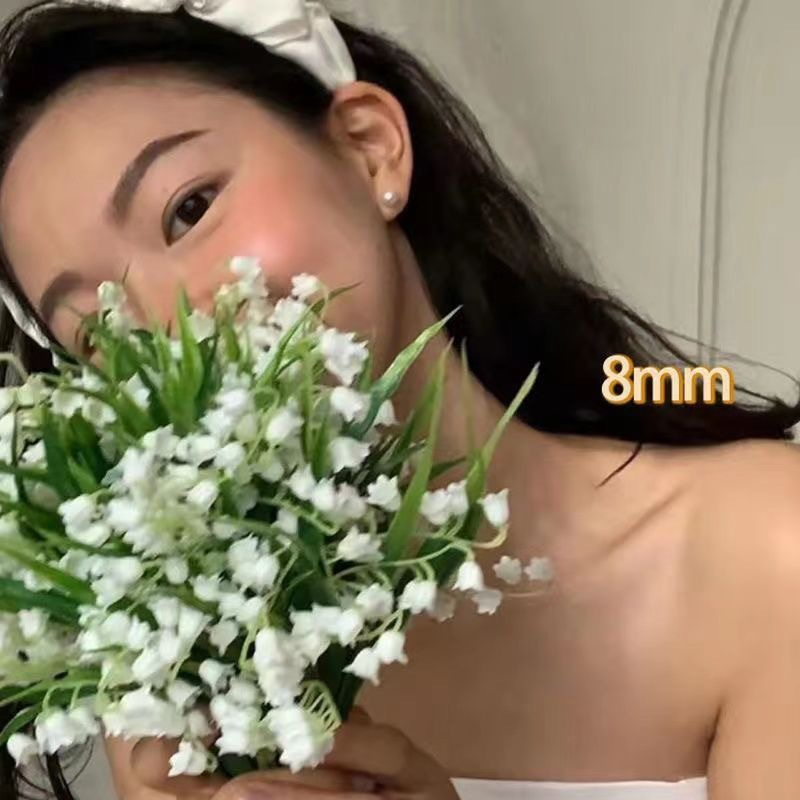 Kadınlar için takı Shijia basit gümüş iğne küpe piercing olmadan küpe sivrisinek bobini disk kulak klipsi_voghion.com