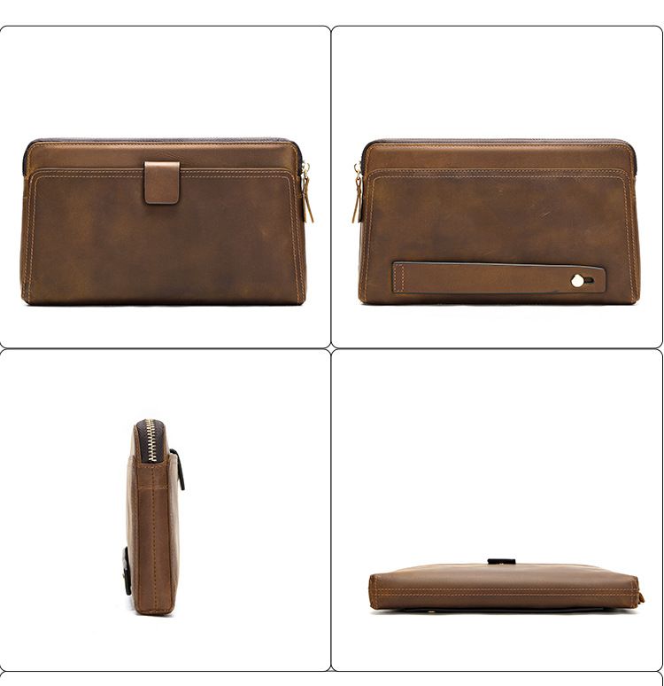 Men's Leather, Casual Cowhide Handbag, Business Envelope Bag, Fashion Men's Handbag_voghion.com
