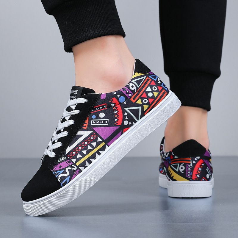 Jauni vīriešu apavi Modes ikdienas apavi Dēļu apavi Vīriešu sporta apavi ar zemu augšdaļu_voghion.com