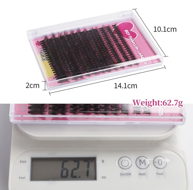 Cross Border Hot Selling DIY Single Cluster Eyelash Set in Europe and America 240 Clusters D-shaped Segmented Hair Thick Curly False Eyelashes_voghion.com