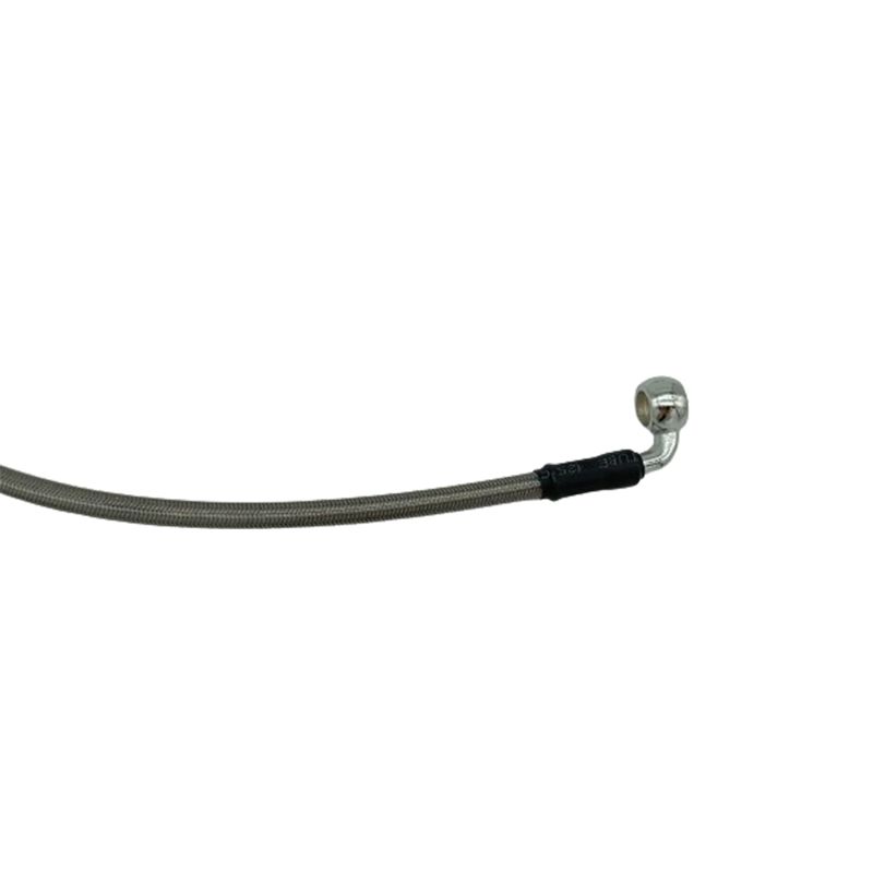Tubo flessibile freno in acciaio intrecciato per moto da 10 mm, da 28 a 90 gradi, tubo banjo idraulico, 300 mm-2200 mm, universale_voghion.com