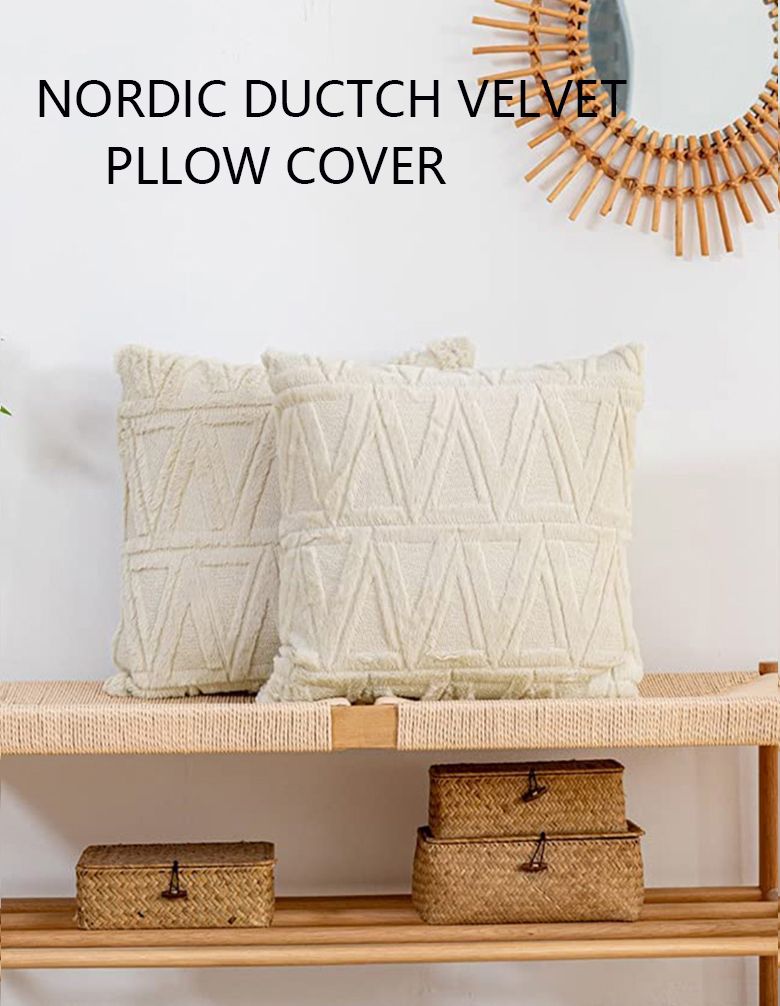 Cushion Cover Short Soft Plush Autumn Decoration 45x45cm 30x50cm Pillowcases Cushions For Decorative Sofa And Chair Home Decor_voghion.com