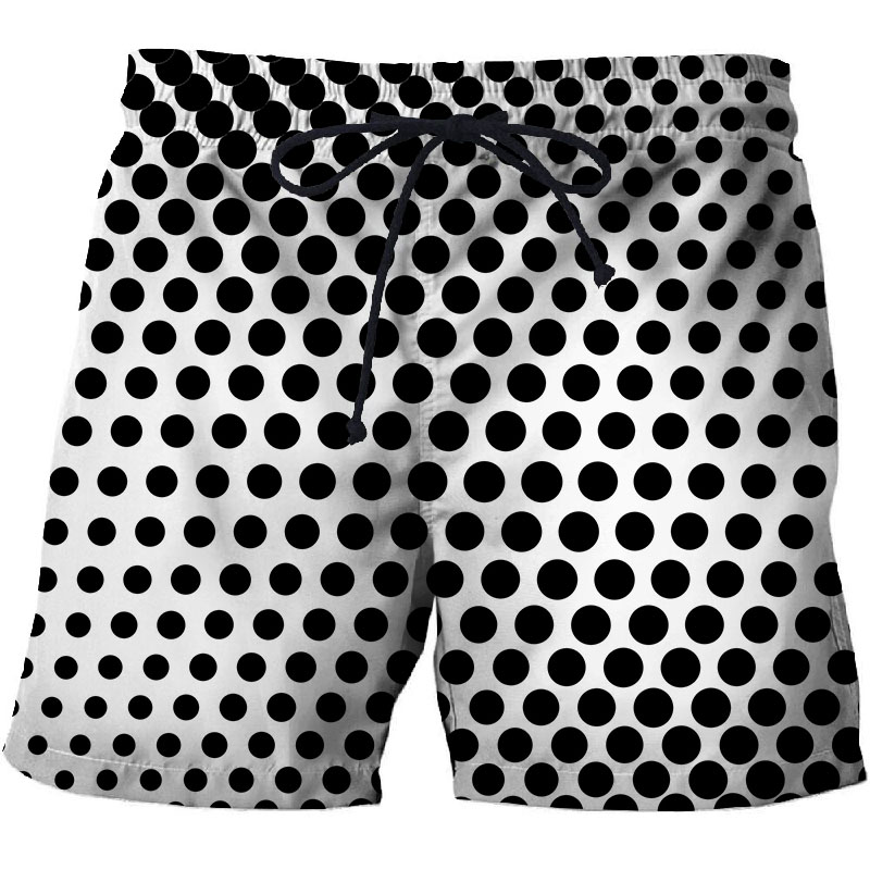 3D tiskane hlače za plažo Hip hop ulični šport Hlače za fitnes Modne hlače za plažo Grafične moške kratke hlače_voghion.com