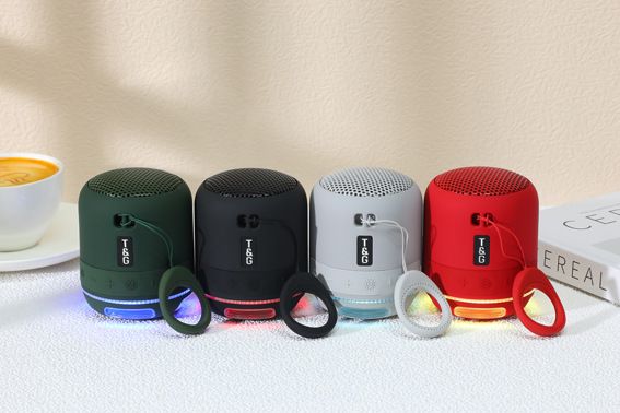 TG294 LED-lys, Bluetooth-højttaler, udendørslys, farverig subwoofer, bærbar højfrekvent kvalitetskortindsættelse_voghion.com