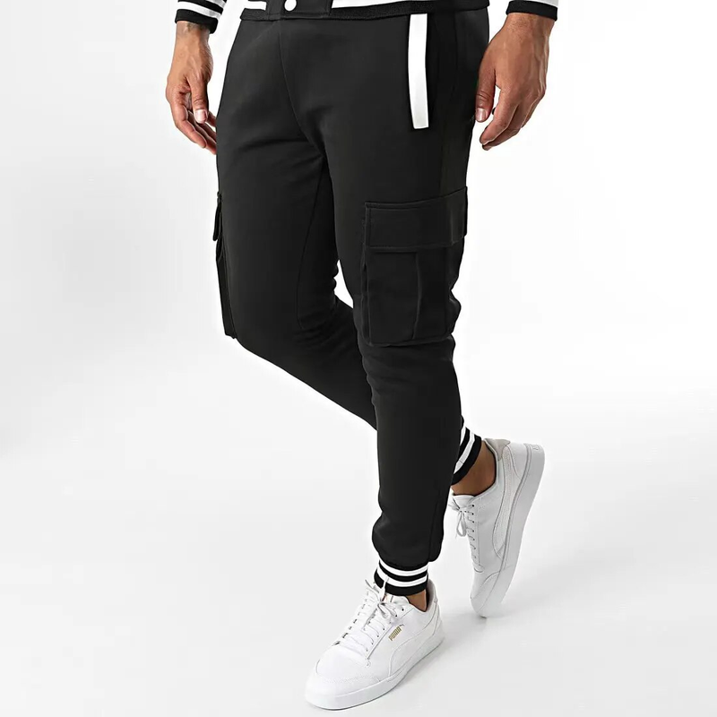 Sonbahar kapüşonlu svetşört setleri erkek eşofman rahat Hoodies kazak + eşofman altı 2 parça Set erkek kazak Hoody moda streetwear_voghion.com