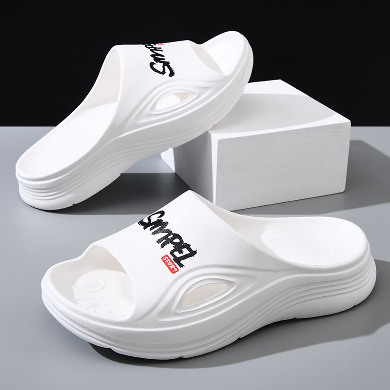 Pantofole estive da uomo One Line, versatili per l'uso all'aperto, inodori, con suola spessa in EVA che aumenta l'altezza._voghion.com