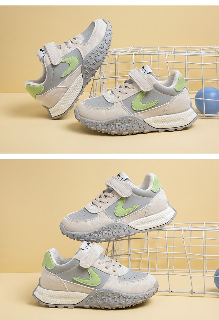 Kinderschuhe im Frühjahr und Herbst mit Klettverschluss, bequem, atmungsaktiv, Laufschuhe, modisch und vielseitig, für Jungen und Mädchen_voghion.com