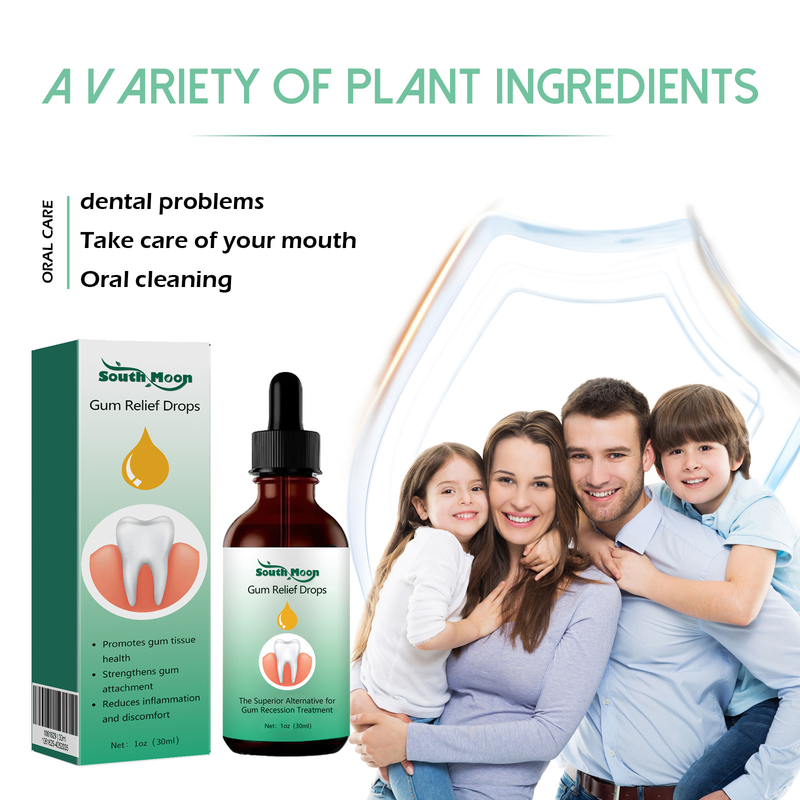 South Moon Gum Repair Drops Gum Care and Periodontal Blistering Oral Cleansing Care Drops_voghion.com