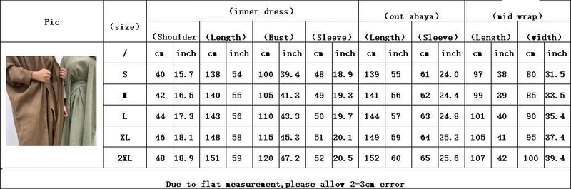 Women's clothing Muslim women's burqa Turkish cardigan robe solid color three-piece set muslim abaya_voghion.com