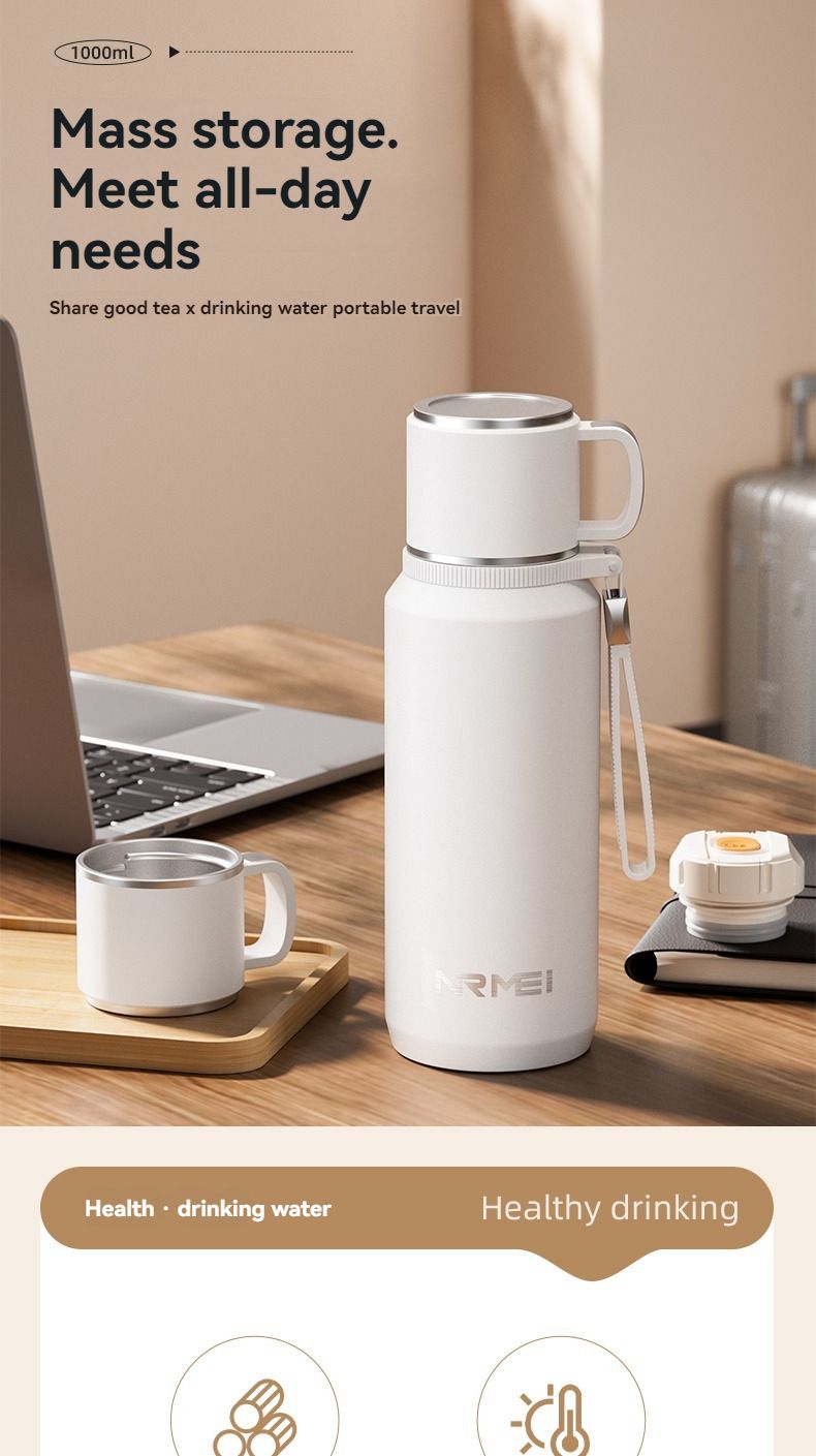 EcoSmart 1,5-l-Thermosflasche – 24-Stunden-Wärme-/Kälte-Aufbewahrungsflasche_voghion.com