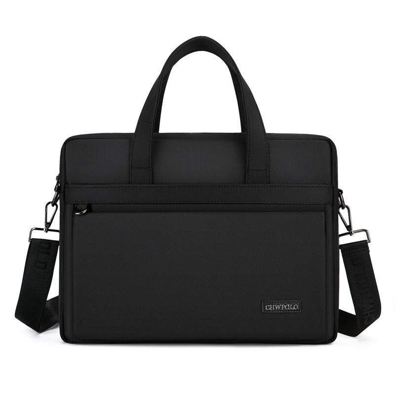Super Power Paul Men's Handbag Large Capacity Business Briefcase Full Oxford Canvas A4 Document Computer Bag_voghion.com