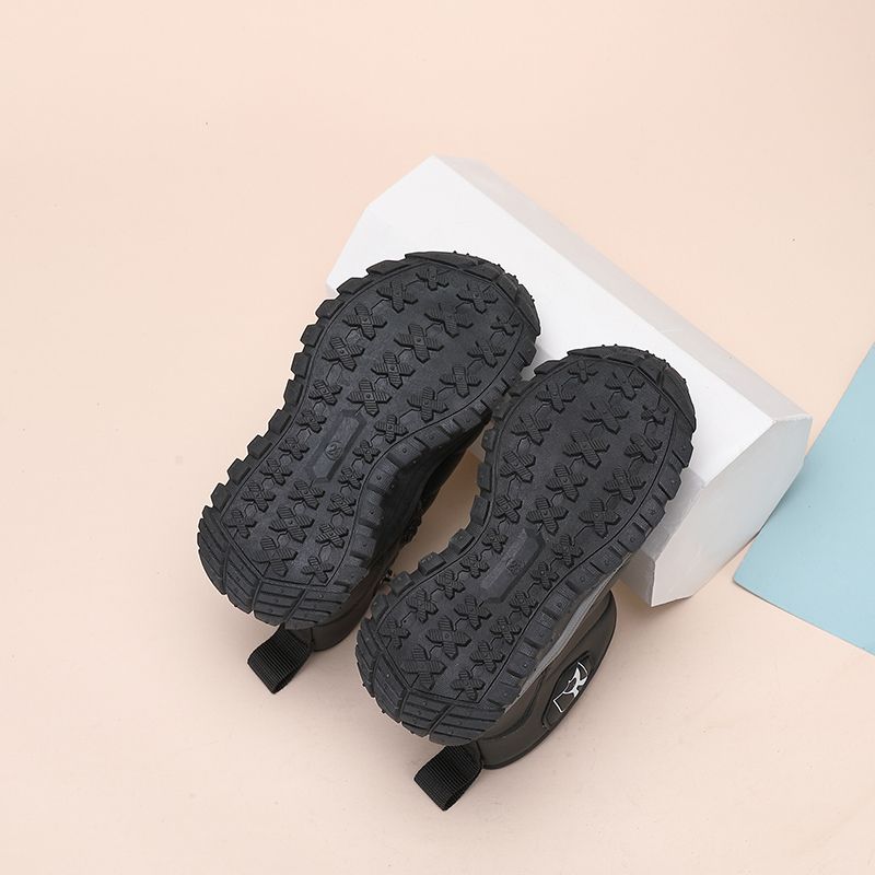 Stivali da neve per bambini autunno 2024 26-36 per ragazzi e ragazze, scarpe da pane con suola spessa e tubo corto con veet per tenere al caldo_voghion.com
