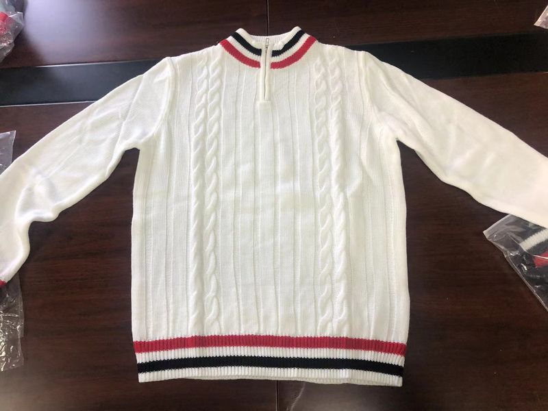 Men's Clothing New Spring And Autumn Supply Style Color Matching Zipper High Collar Men's Sweater_voghion.com