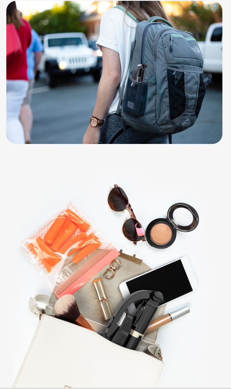Universalgelenkstabilisator mit Selfie-Stick, drehbares Dual-Light-tragbares Handheld-Universalgelenk, mit Tri_voghion.com