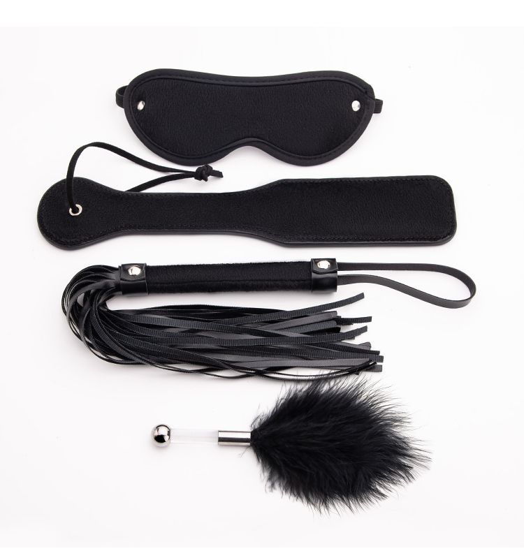 Set For Binding To The Bed BLACKWOLF, 4 Pcs_voghion.com