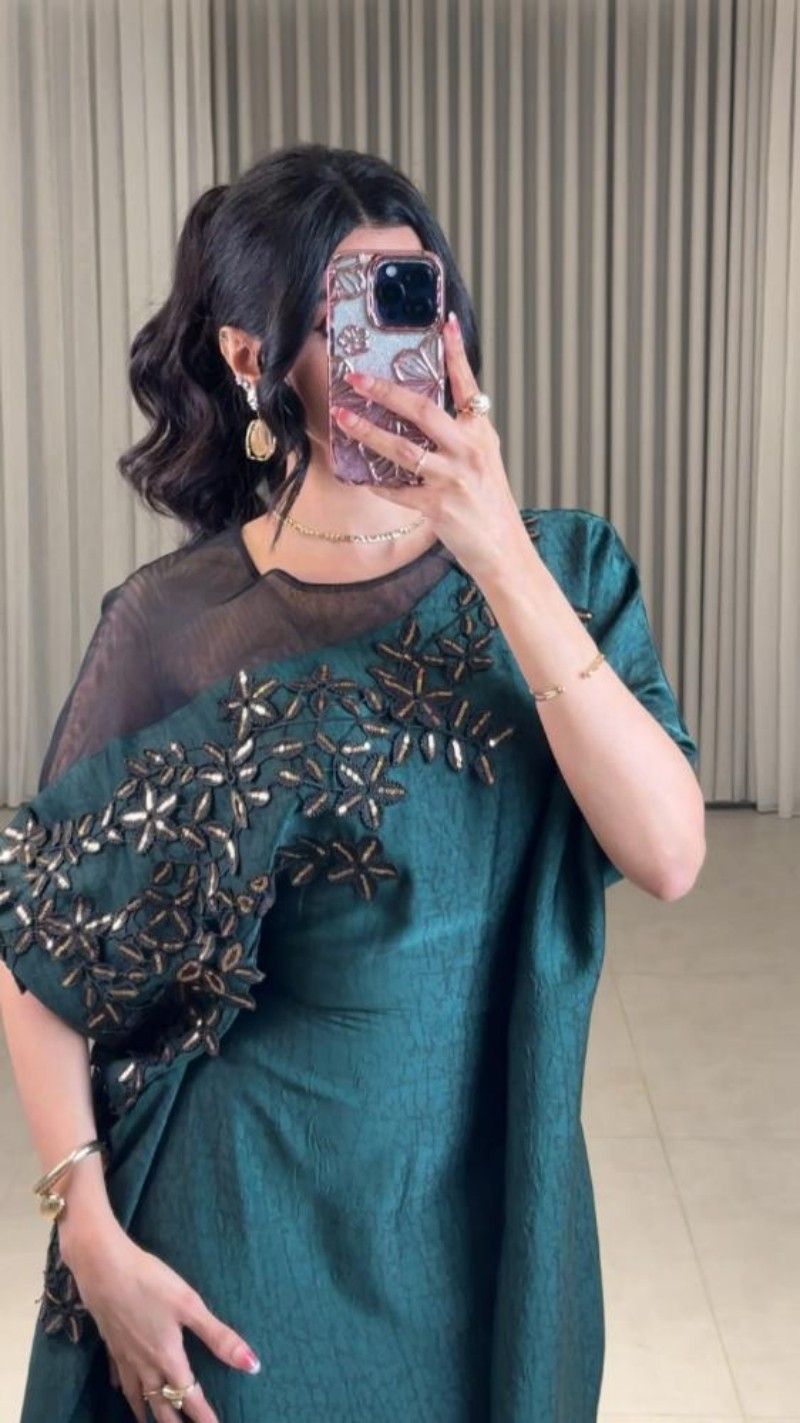 Women's Clothing Independent Station Embroidered Kaftan Robe Evening Dress_voghion.com