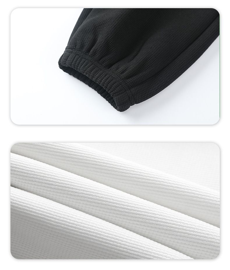 Trend muške odjeće Waffle Leggings Four Seasons Široke sportske hlače Modne tanke prozračne_voghion.com