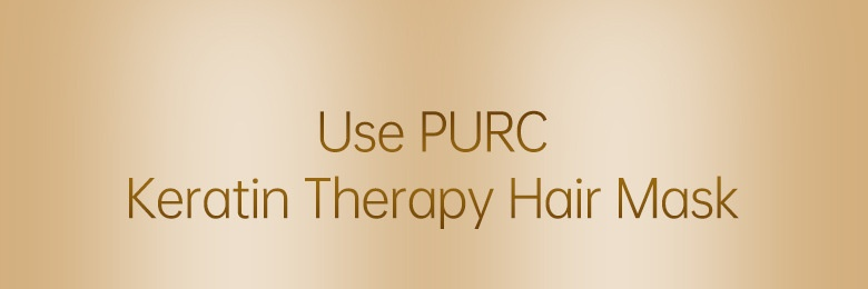 PURC white bear for repairing dry, fluffy, smooth and sagging keratin flake hair mask_voghion.com