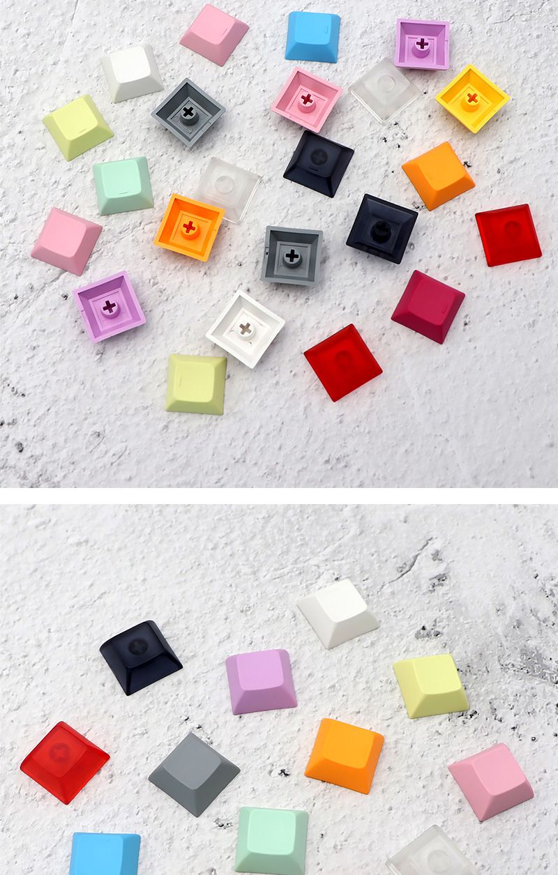 Keycaps Non-Engraved Short Ball Cap Color Nical Keyboard_voghion.com