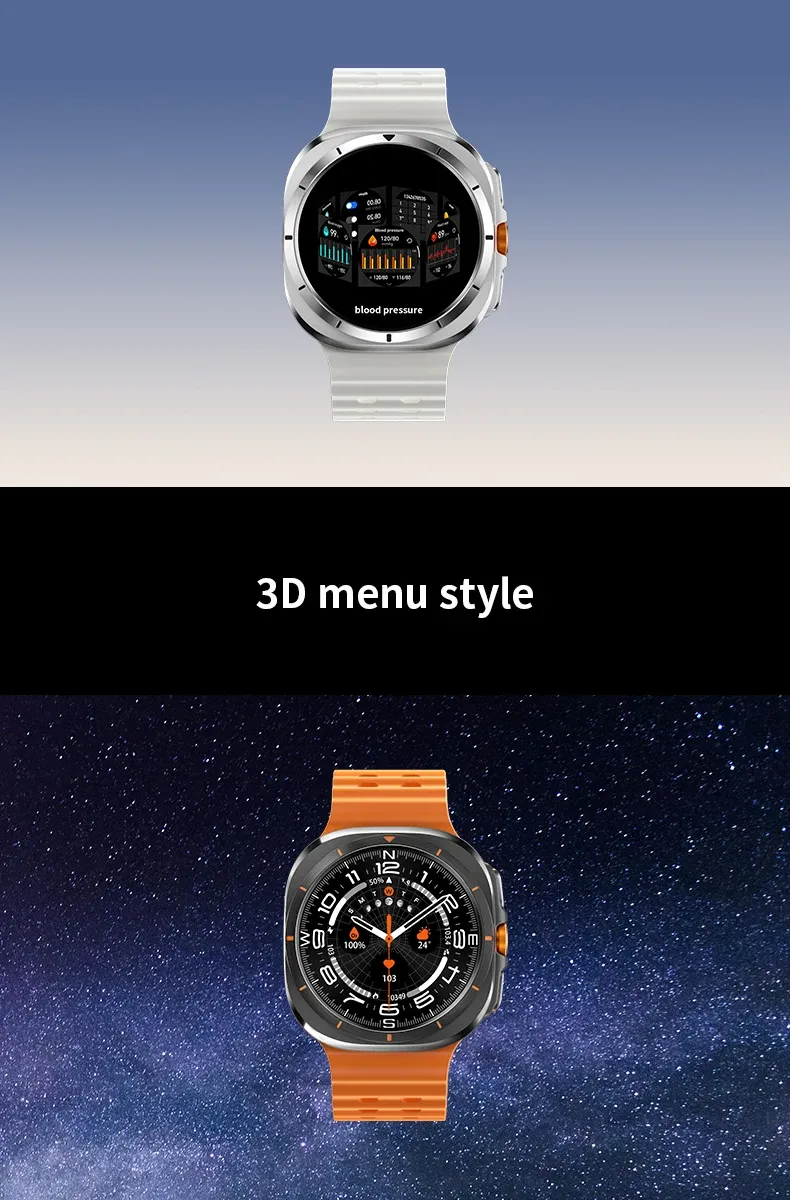 Pro Samsung Galaxy Watch 7 Ultra nové GPS Track chytré hodinky pro muže AMOLED vždy zobrazují hodiny BT Talk NFC sportovní chytré hodinky pro ženy_voghion.com