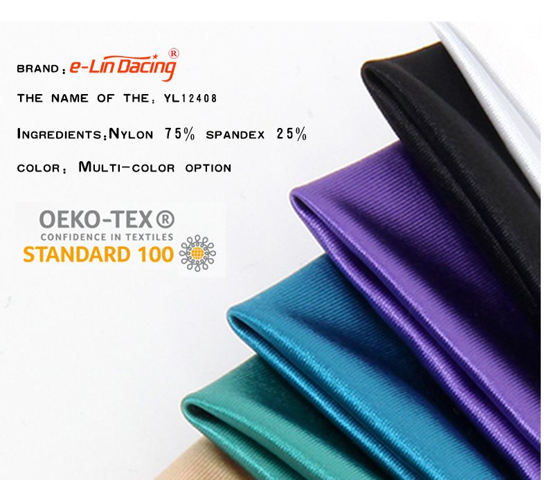 Shiny Silk Solid Color Base Layer Round Neck Bodysuit Shaping Smooth High Cut Sherbin Shape Gymnastics Swimsuit_voghion.com