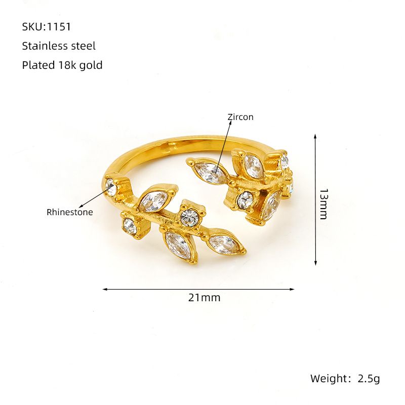 Micro Pave Zircon Horse Eye For Women, Ins Niche Design, Trendy Japanese Korean Minimalist And Cool Style, Adjustable_voghion.com