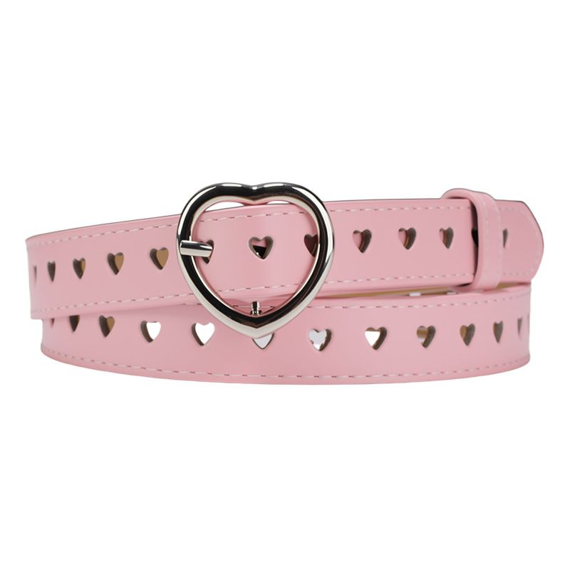 Nuovo stile, cintura decorativa per cappotto da donna, dolce, con cuore traforato e traforato_voghion.com