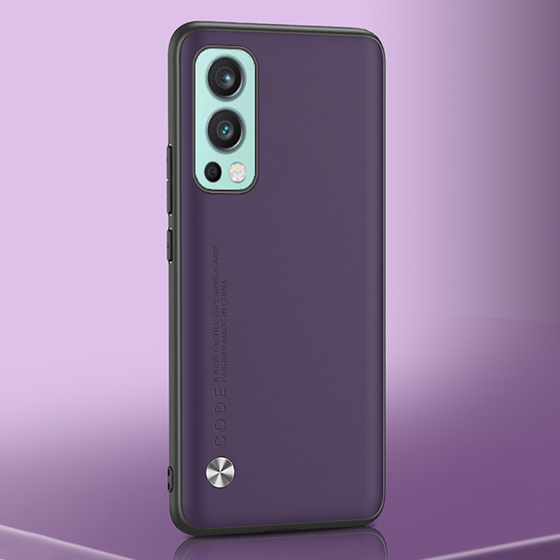 Luxury Leather Phone Case For OnePlus Nord 2 N20 5G Nord2 Cover Matte Silicone Case For One Plus OnePlus Nord N200 N100 _voghion.com