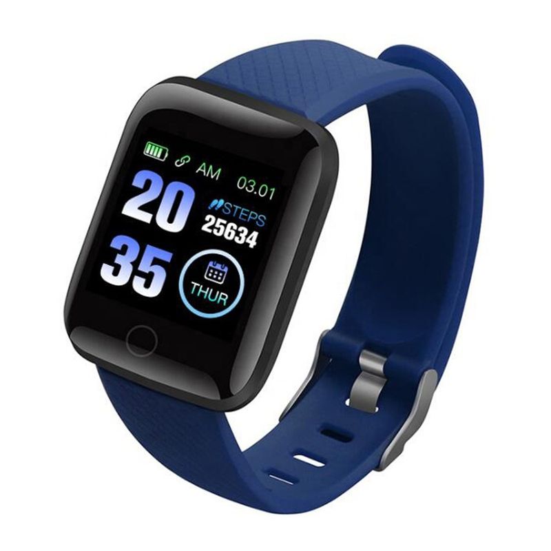 116plus smart 116S D13 wristband heart rate and blood pressure monitoring Bluetooth sports watch_voghion.com