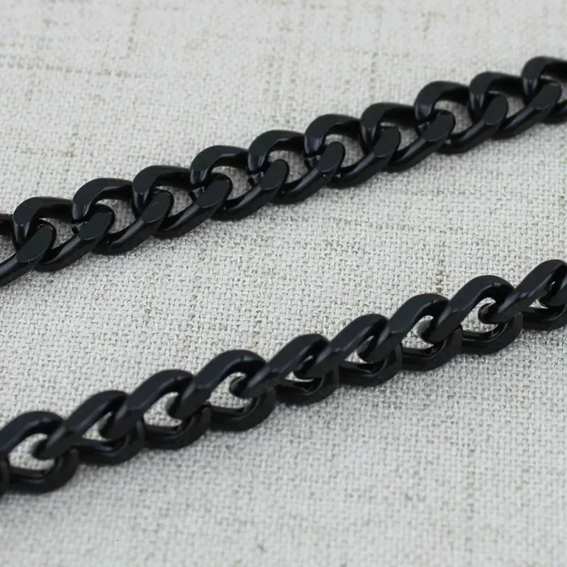 1-5 pezzi 8,5 mm di larghezza catena in metallo nero scuro fibbie per borse portafoglio tracolla regolabile fettuccia_voghion.com