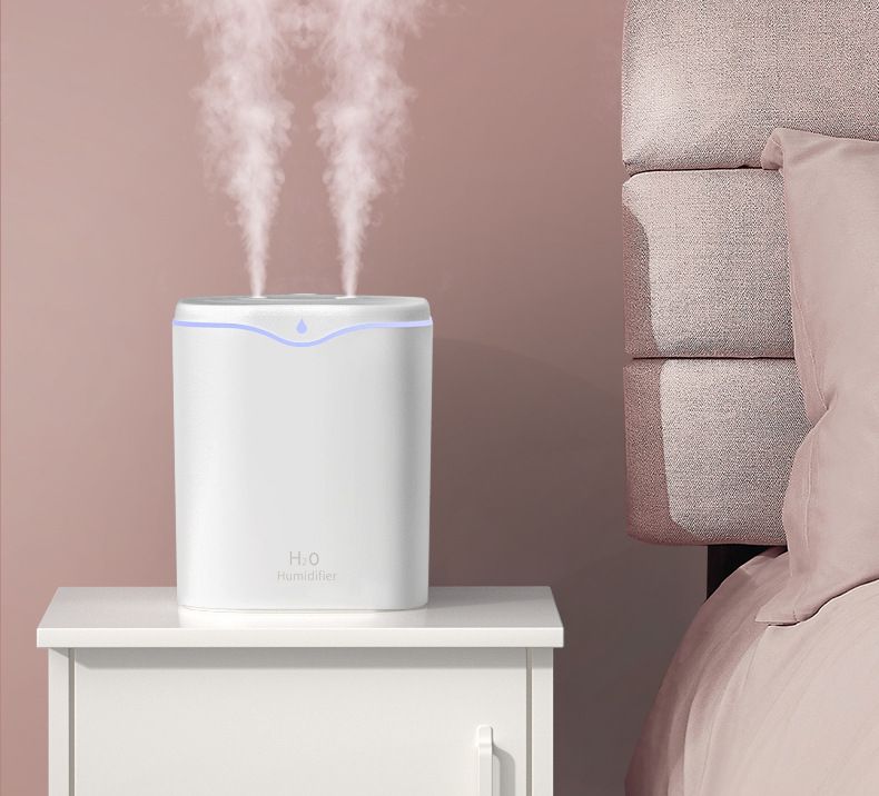 2.2L RYYD New Double Jet Humidifier Usb Spray Mute Household Mini Fragrance Air Purifier_voghion.com