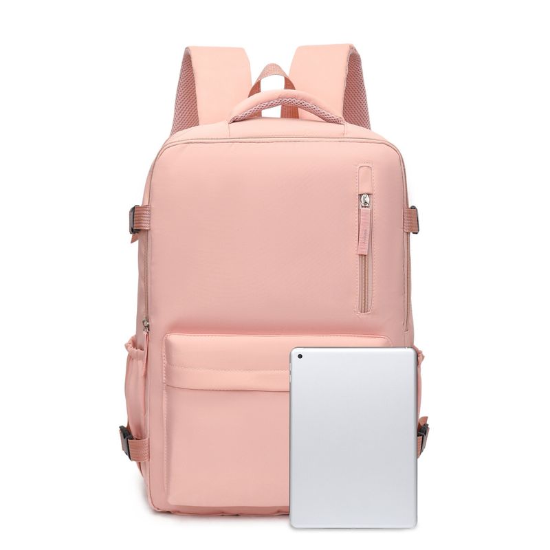 Lare Capacity Backpack 2025 New Simple Solid Color Business Laptop With Independent Shoe Compartment Commuter Travel_voghion.com