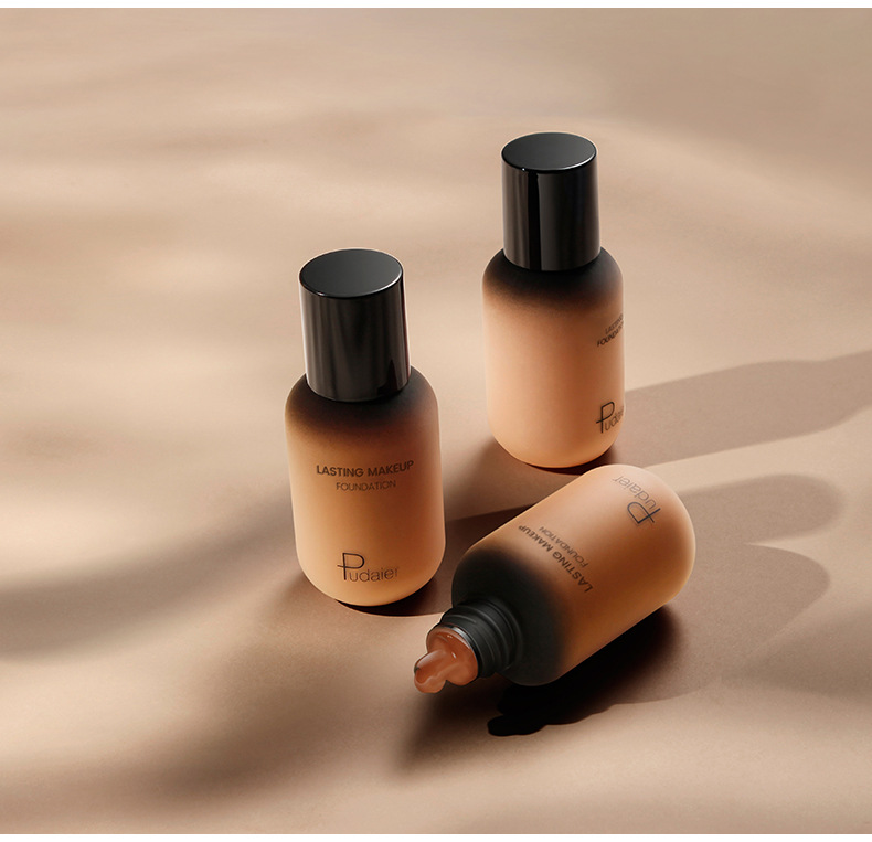 Gesichtsgrundierung Pudaier BB Cream Foundation Flüssig Natürlicher, durchscheinender, langanhaltender, feuchtigkeitsspendender Concealer Kompaktflasche Für Mischhaut_voghion.com