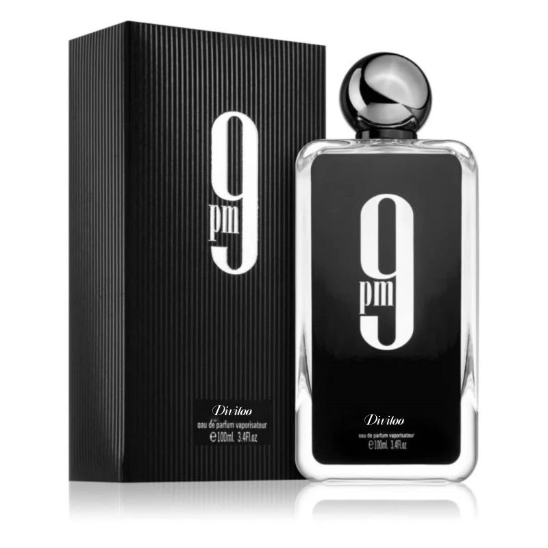 100 ml 3,4 fl oz 9PM herreparfyme, langvarig gourmet orientalske noter Cologne, Eau de Parfum, Feronomas parfyme for menn_voghion.com