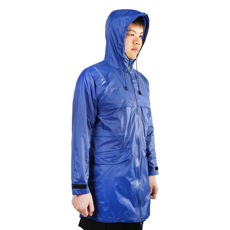Neutraler regenabweisender Fahrradregenmantel für Damen und Herren, tragbarer Mountainbike-Regenmantel, lange Version_voghion.com