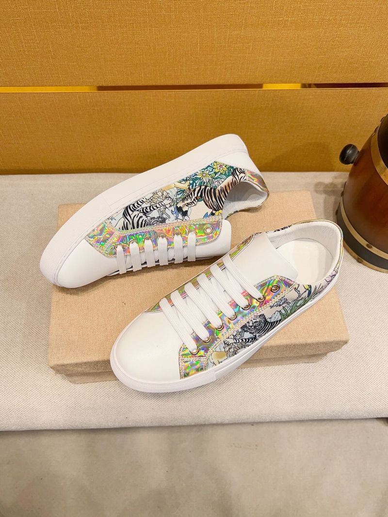 New Style White Korean Style Trendy Tiger Design Casual Sneakers For Men New Spring And Autumn Men's Shoes_voghion.com