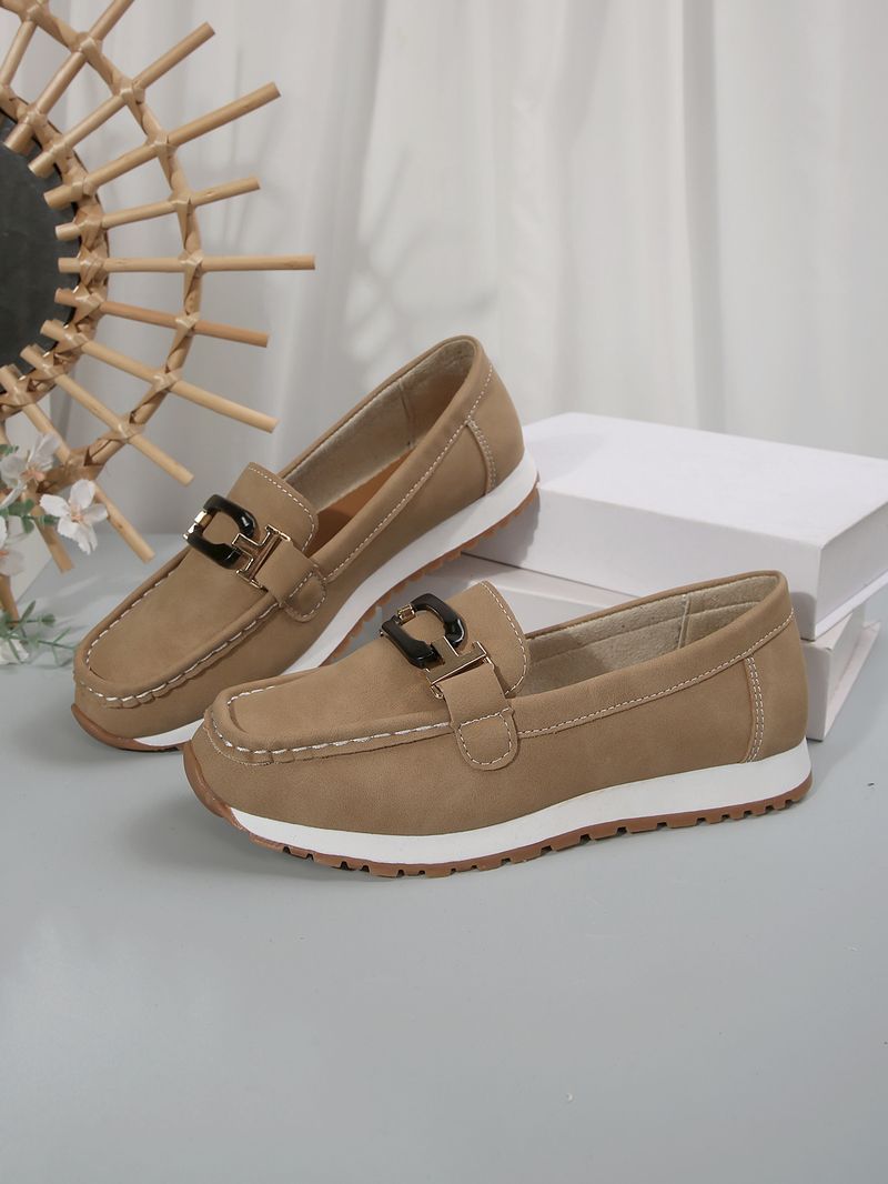 Fashion Fit Single für Frauen 24 neue runde Zehenpartie Mode lässig Plus Size Le Fu Dou Schuhe kleiner Duftstil_voghion.com