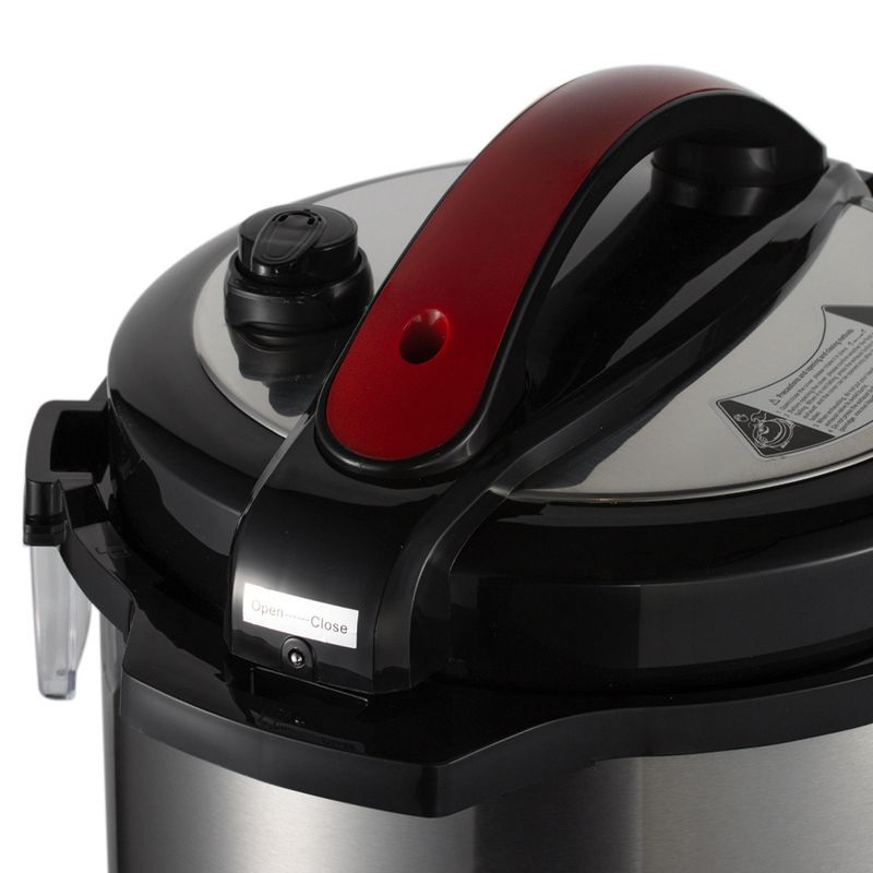 8L Multi-Functional Electric Pressure Cooker, Non-Stick Rice Cooker & Slow Cooker, EU Standard, 1200W_voghion.com