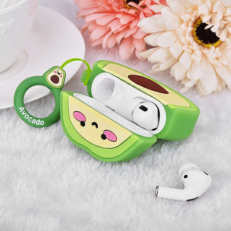 Silikonski ovitek z motivom avokada za Airpods Pro 2022, brezžične Bluetooth slušalke, polnilna škatla za Airpods 1 2 3 2021_voghion.com