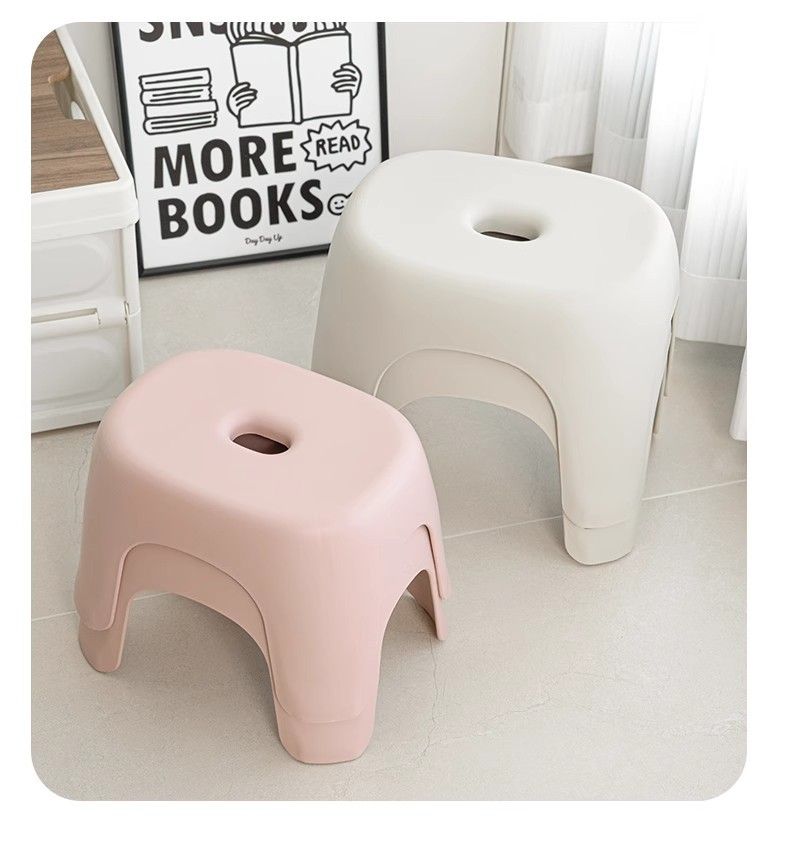 Verdickter Hocker für den Heimgebrauch, Couchtisch für das Wohnzimmer, kleiner, robuster Hocker für Erwachsene, Schuhwechselstuhl für das Badezimmer_voghion.com